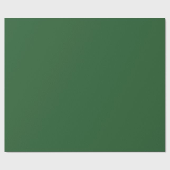 Minimalistischer Baum Grün Geschenkpapier (Flach)