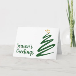 Minimalistischer Baum Karte