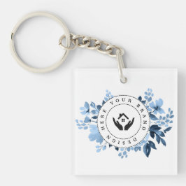 Minimalistischer, benutzerdefinierter Acryl-Schlüs Schlüsselanhänger