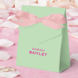 Minimalistischer benutzerdefinierter Name modern  Geschenkschachtel