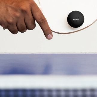 Minimalistischer benutzerdefinierter Name oder Log Tischtennisball