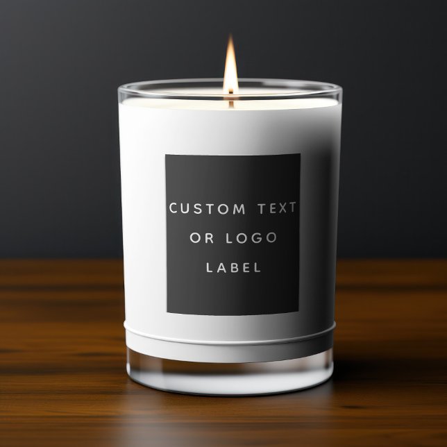 Minimalistischer benutzerdefinierter Text oder Log Lebensmitteletikett (Von Creator hochgeladen)