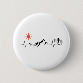 minimalistischer Berg Button