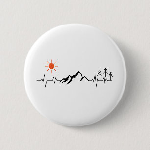minimalistischer Berg Button