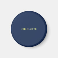 Minimalistischer Beruflicher blauer Farbname