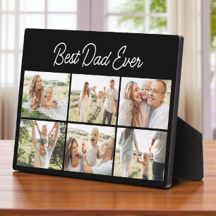 Minimalistischer Best Dad Ever Benutzerdefinierte  Fotoplatte