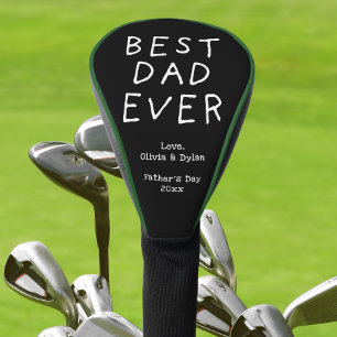 Minimalistischer Bestever Vater Golf Headcover