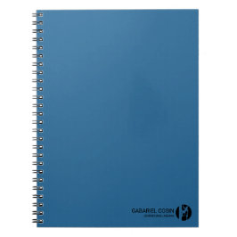 Minimalistischer Blueprint-Leitungsmonteur-Log Notizblock