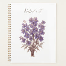 Minimalistischer Blumenplaner, personalisierter La