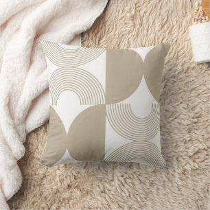Minimalistischer Boho-Abstrakter Geometrischer Bog Kissen