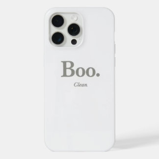 Minimalistischer Boo-Halloween-iPhone 15 Pro Max-S iPhone 15 Pro Max Hülle