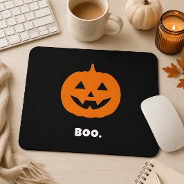 Minimalistischer BOO. Pumpkin - Minimalistisches H Mousepad