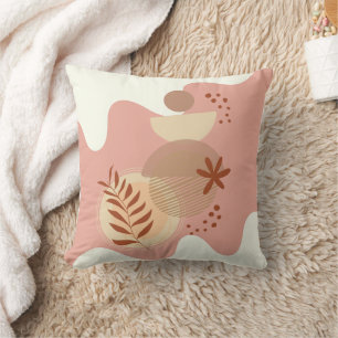 Minimalistischer botanischer Abstrakt II-Wurfkisse Kissen