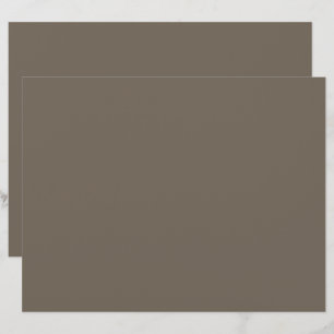 Minimalistischer brauner Briefkopf Saubere moder