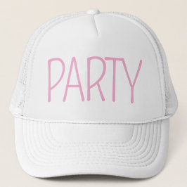 Minimalistischer Brautjungfern-Partyhut Truckerkappe