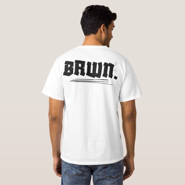 Minimalistischer BRWN. T - Shirt: Bold Urban St T-Shirt (Schwarz voll)