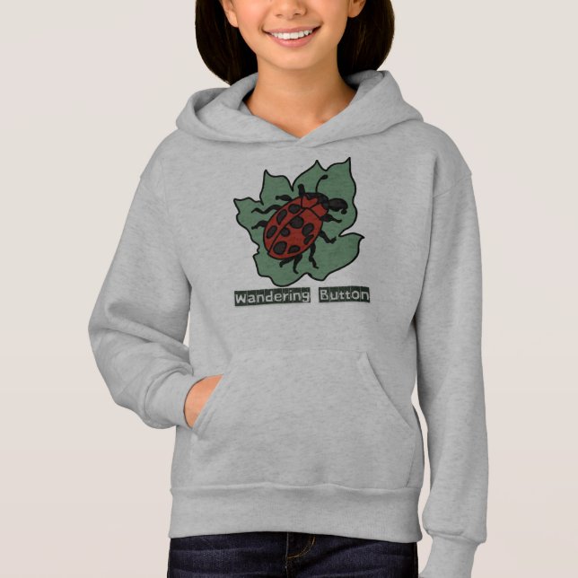 Minimalistischer Bug-Schilling am Ende | Funny Hoodie (Vorderseite)