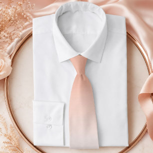 minimalistischer Chic Pastell staubige Rose Ombre  Krawatte