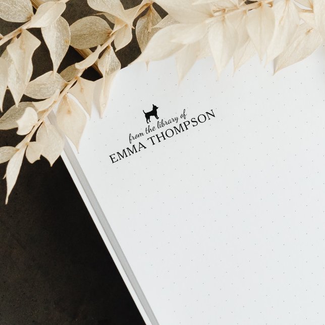 Minimalistischer Chihuahua-Hund aus der Bibliothek Gummistempel (Von Creator hochgeladen)