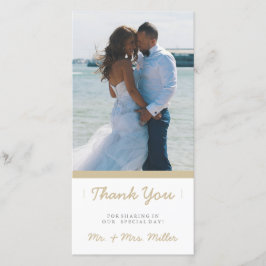 Minimalistischer Dank | ABWEICHUNGEN Dankeskarte