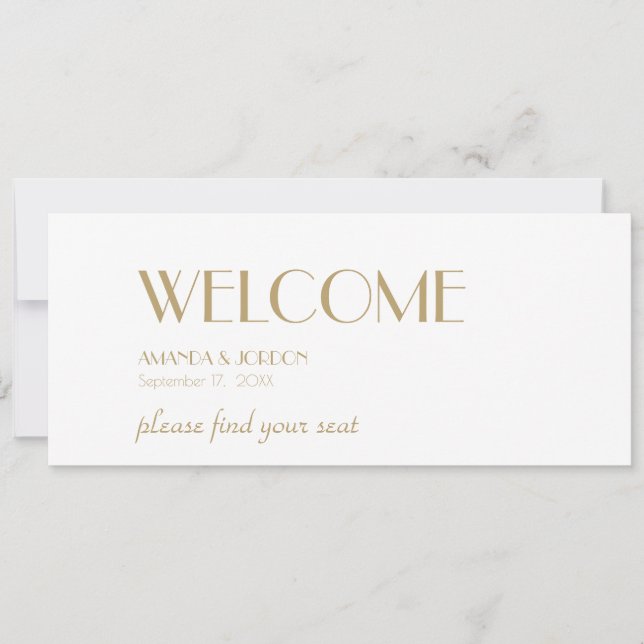 Minimalistischer Deko-Seekarten-Header (Vorderseite)