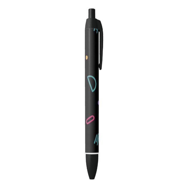 Minimalistischer Doodle-Pastellstift Kugelschreiber (Unterseite (Vertikal))