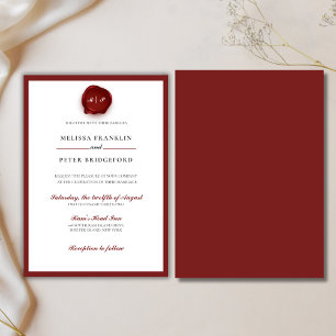 Minimalistischer Einladung zur Hochzeitsfeier