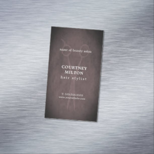 Minimalistischer eleganter magnetische visitenkarte