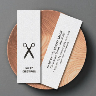 Minimalistischer eleganter mini visitenkarte