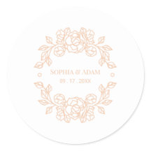 Minimalistischer, eleganter Peach-Programmlüfter