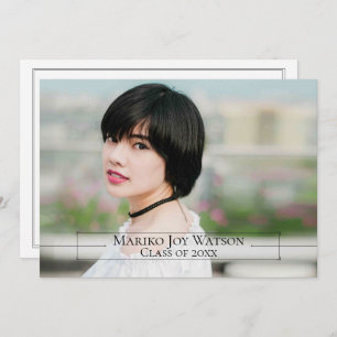 Minimalistischer Eleganter Rahmen mit Pfeil-Abschl Einladung