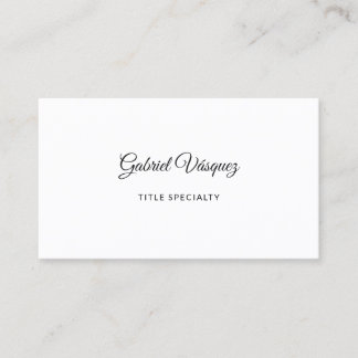 Minimalistischer eleganter Vibe Visitenkarte