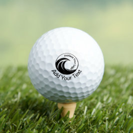 Minimalistischer Ersatz des Logos und benutzerdefi Golfball