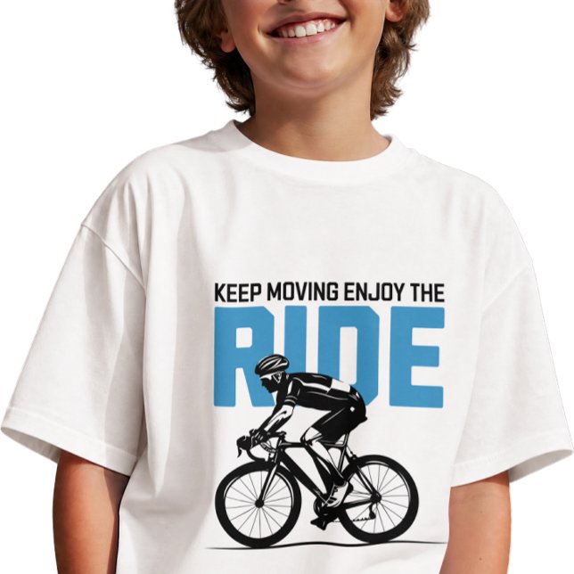 Minimalistischer Fahrradfahrer T-Shirt (Von Creator hochgeladen)