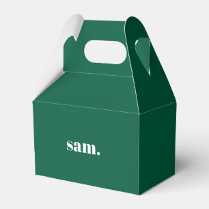 Minimalistischer fetter benutzerdefinierter Text g Geschenkschachtel