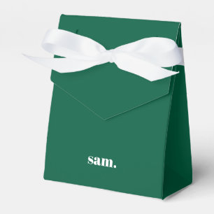 Minimalistischer fetter benutzerdefinierter Text g Geschenkschachtel