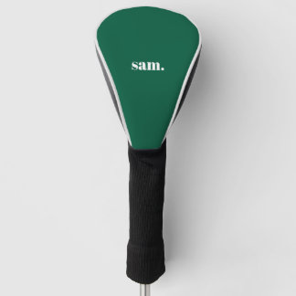 Minimalistischer fetter benutzerdefinierter Text g Golf Headcover