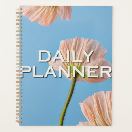 Minimalistischer floraler Tagesplaner Planer