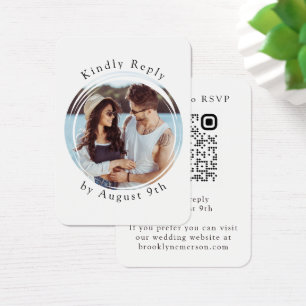 Minimalistischer Foto QR-Code Prüfen Sie mich auf 