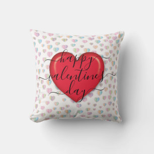 Minimalistischer Froher Valentinstag Kissen