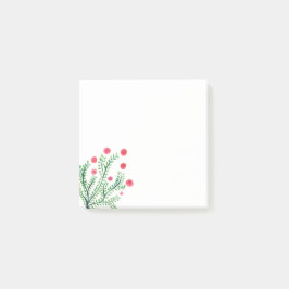 Minimalistischer Frühling Blütenflora Hübsche Wass Post-it Klebezettel