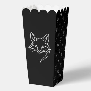 Minimalistischer Fuchs Geschenkschachtel