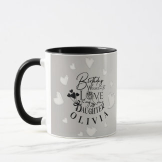 Minimalistischer Geburtstags-Schriftzug für die To Tasse