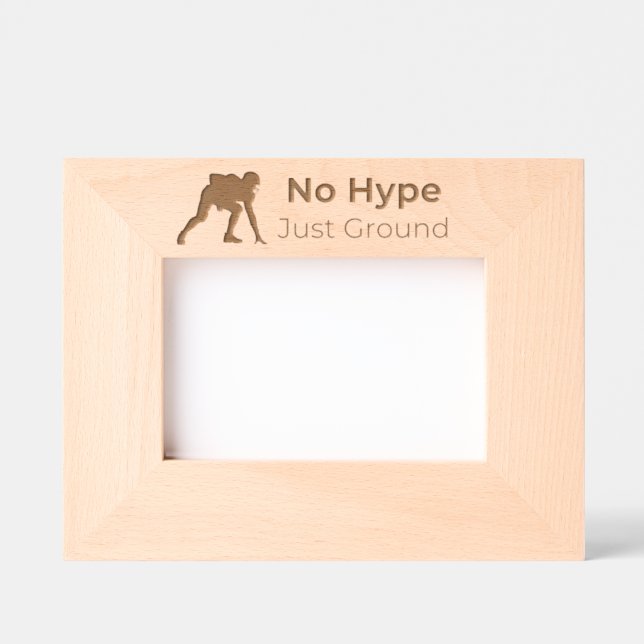 Minimalistischer geerdeter Geisteshaltung Bilderra Geätzte Rahmen (Vorderseite)
