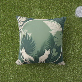 Minimalistischer geometrischer Stammwirbel Kissen