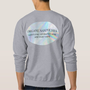 Minimalistischer Geschäftsname Sweatshirt