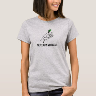 Minimalistischer Glaube an dich selbst Modern Mo T-Shirt