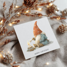 Minimalistischer Gnom Frohe Weihnachten