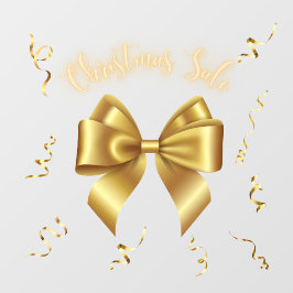 Minimalistischer Goldener Bug Fensteraufkleber