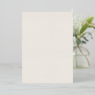 Minimalistischer Goldfolie   Elfenbein-Monogramm-H Folieneinladung